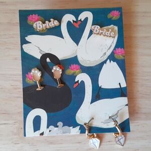 Bride Earrings - Set of 3